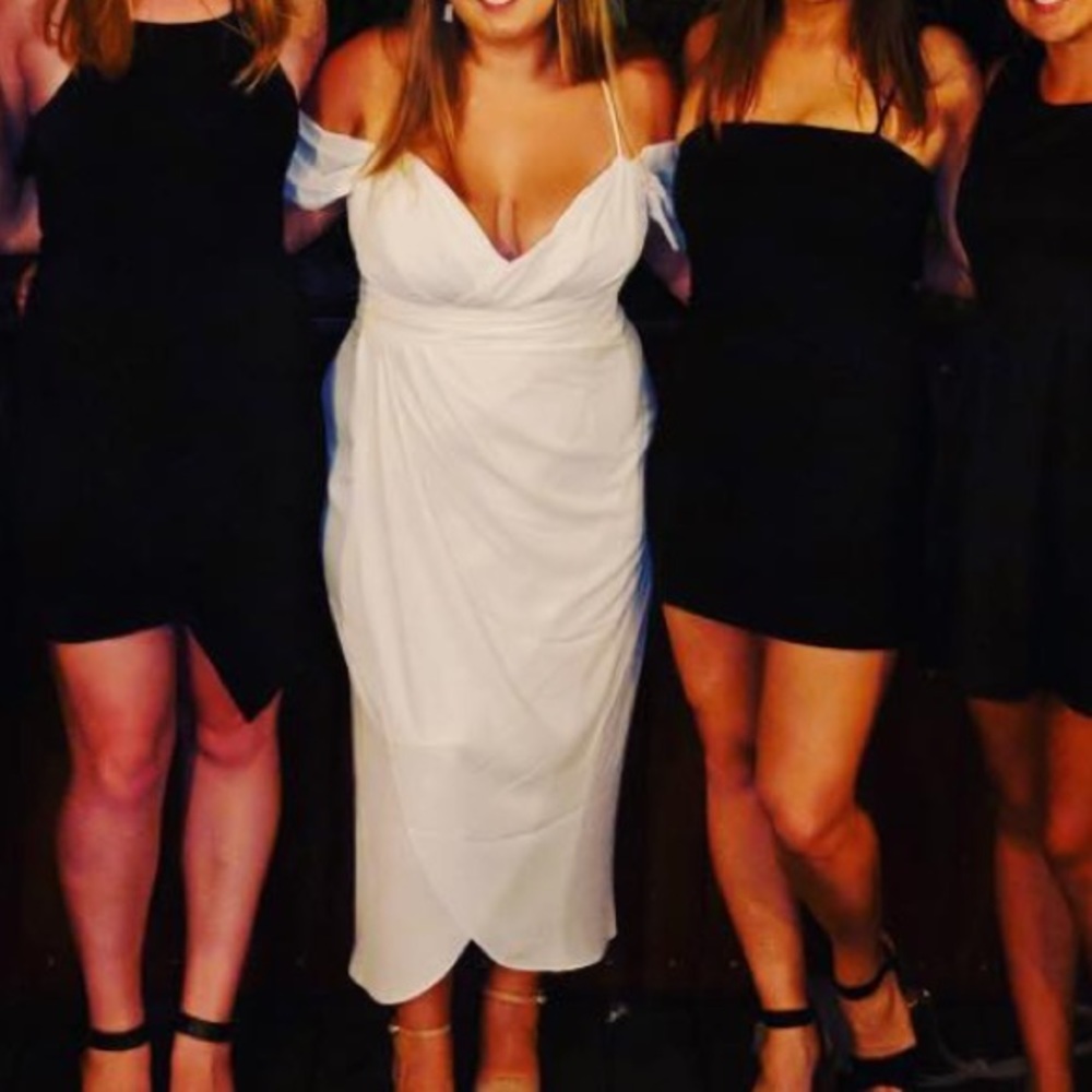 City Chic plus size white dress
